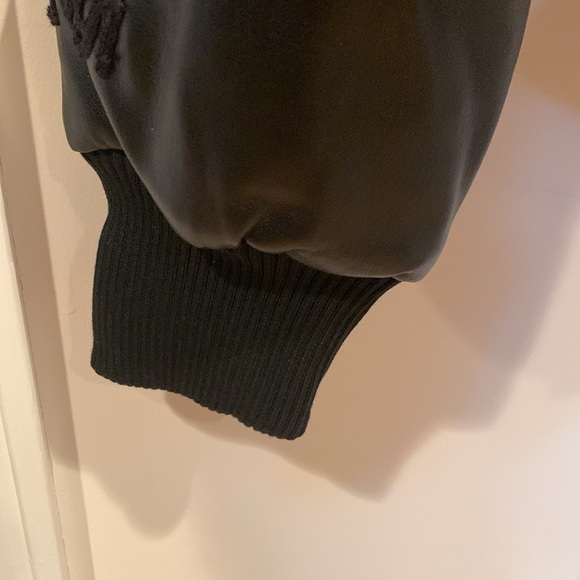 Men Black Vegan Leather - Picture 7 of 10